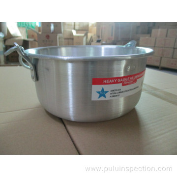 Aluminum pot inspection service in Guangdong